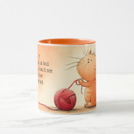 Laserfokussierte Feline Tasse