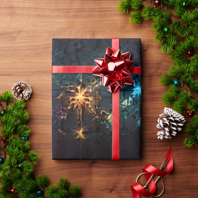 Laserlichtshow Geschenkpapier (Feiertagsgeschenk)