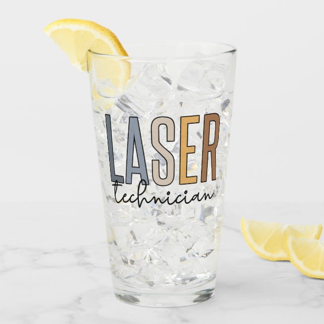 Lasertechniker | Laser Tech Glas (Vorderseite Ice)