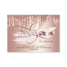 Lash Aftercare Lashes Aftercare Card Marmor