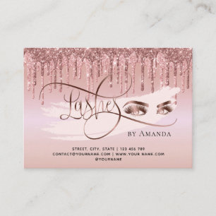 Lash Aftercare Lashes Aftercare Card Marmor Empfehlungskarte