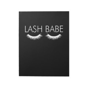 Lash Babe Lash Artist Tech Lash Lash Bab Notizblock