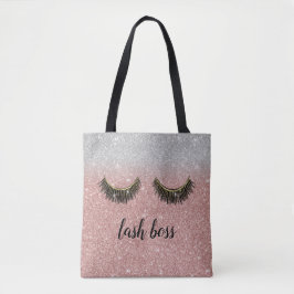 Lash Boss Eyelash Makeup Artist Rose Gold Glitter