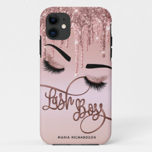 Lash Boss Makeup Eyebrow Eyes Lashes Gold Case-Mate iPhone Hülle