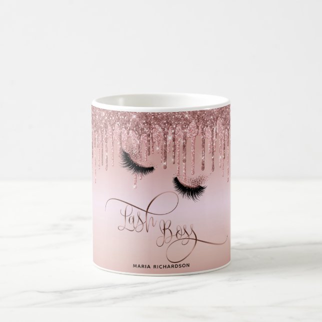 Lash Boss Makeup Eyebrow Eyes Lashes Gold Kaffeetasse (Mittel)