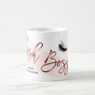 Lash Boss Makeup Eyebrow Eyes Lashes Rose Gold Kaffeetasse