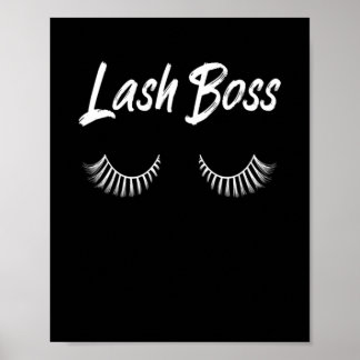 Lash Boss Makeup Wimpern Kosmetik Poster