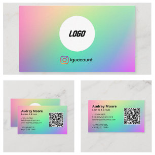 Lash Brows Minimalistisches Eleganlogo Visitenkarte