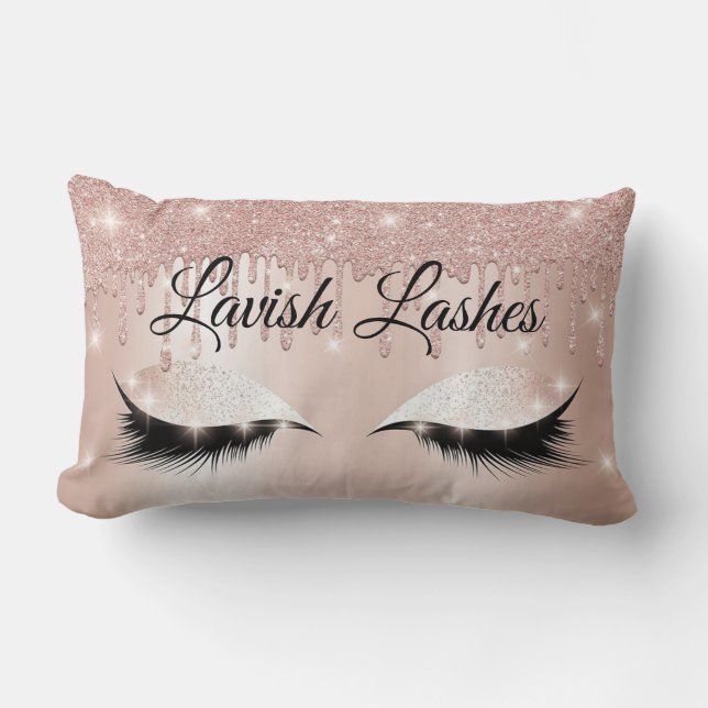 Lash Business Throw Kissen (Vorderseite)