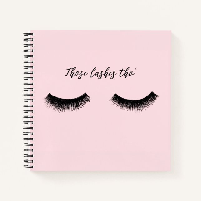 Lash-Chat - Diese Lashes Tha Notizbuch (Vorderseite)