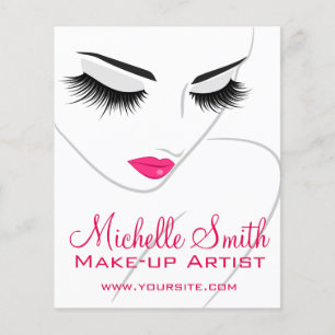 Lash-Erweiterungen mit langen Blitzen Flyer