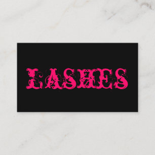 Lash-Erweiterungen, Salon Business Card Visitenkarte
