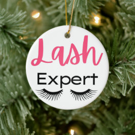 Lash-Experte Keramik Ornament