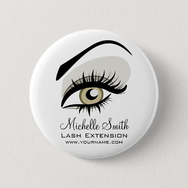 Lash Extension Company Branding Button (Vorderseite)