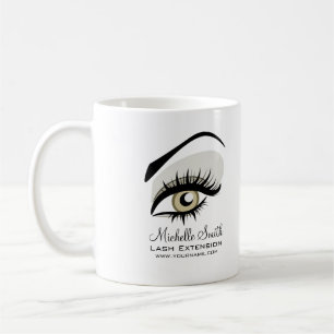 Lash Extension Company Branding Kaffeetasse