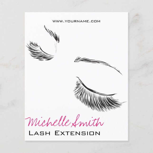Lash Extension Flyer (Vorne)