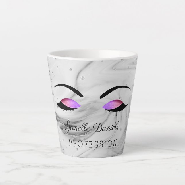 Lash Extension Microblading Business-Kaffeetasse Milchtasse (Vorderseite)