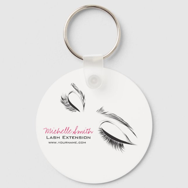 Lash Extension Schlüsselanhänger (Vorderseite)