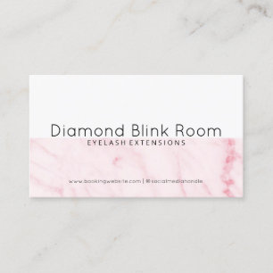 Lash Extensions Aftercare Business Card Visitenkarte