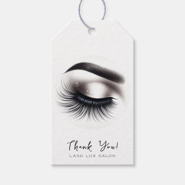 Lash Extensions Beauty Geschenkanhänger (Vorderseite)