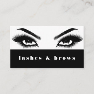 Lash Extensions Brows & Lashes Salon Visitenkarte