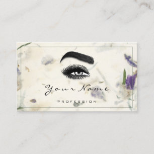 Lash Makeup WELLNESS-CENTER Beauty Floral QR LOGO  Visitenkarte