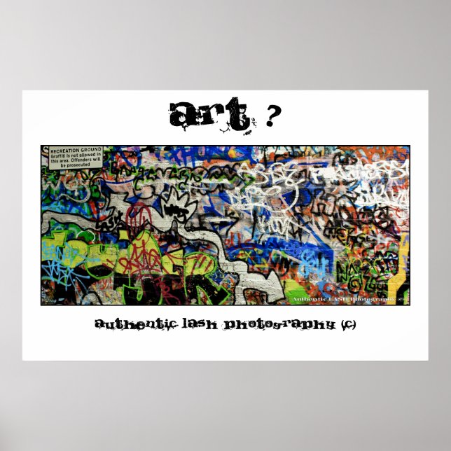 LASH- Plakatdruck (Graffiti (Kunst?) Design Poster (Vorne)