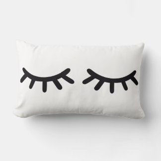 Lash Print Throw Kissen