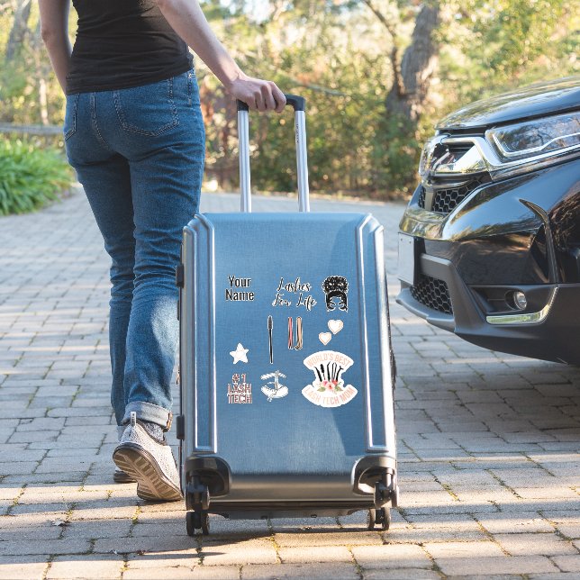 Lash Tech Aufkleber (Koffer Insitu)