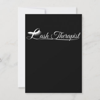Lash Therapeut Eyelash Lover Lash Tech L Dankeskarte