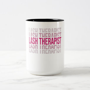 Lash Therapeut Lash Artist Lash Tech Las Zweifarbige Tasse