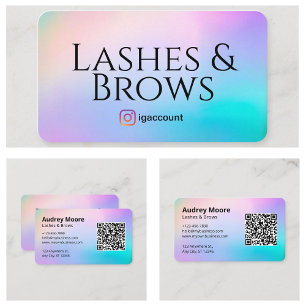 Lash und Brows Tech Visitenkarte