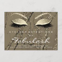 Lashes Aftercare Instruction Gold
