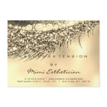 Lashes Aftercare Instruction Gold Glam