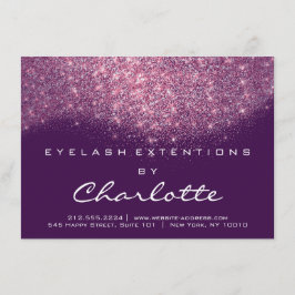 Lashes Aftercare Instruktion Pink Lila