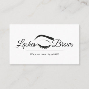 Lashes & Brows Salon Visitenkarte