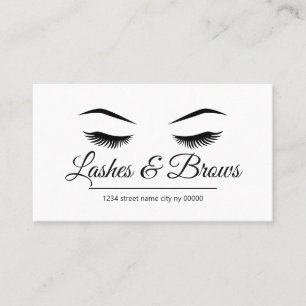 Lashes & Brows Salon Visitenkarte