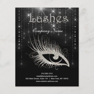 Lashes Business personalisiert Flyer