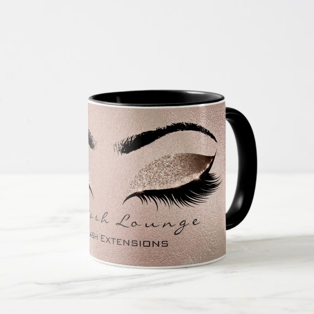 Lashes Extension Eye Makeup Artist Studio Tasse (VorderseiteRechts)