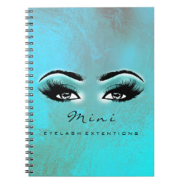 Lashes Extension Eyes Makeust Artist Ocean Browns Notizblock