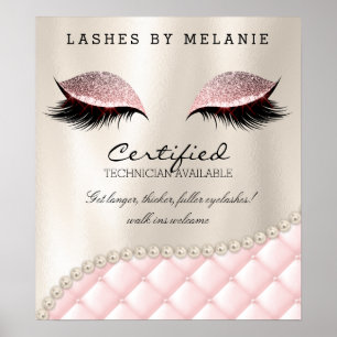 Lashes Eyelash Makeup Poster Hübsche Augen