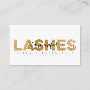 Lashes Eyelash Specialist Visitenkarte