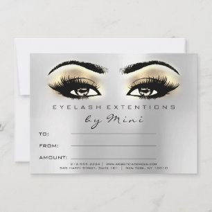 Lashes Gray Gold Pink Makeup Zertifikat