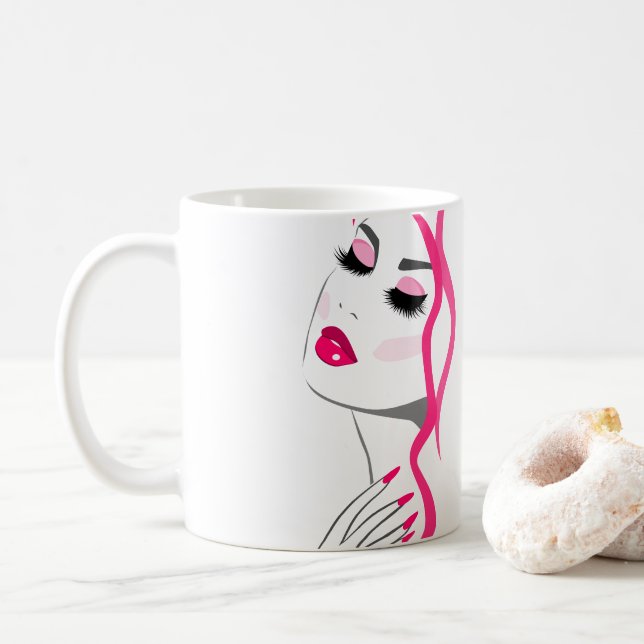 Lashes Kaffeetasse (Mit Donut)