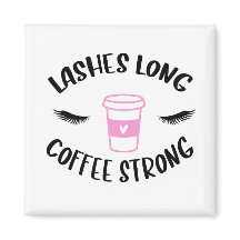 Lashes lange Kaffeepause