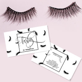 Lashes Lots of Lashes Eyelash Lash Artist Visitenkarte