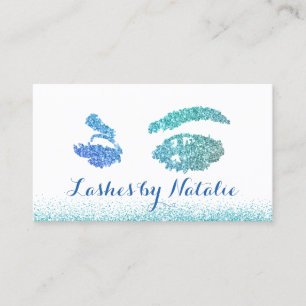 Lashes Makeup Artist Aquamarin Blue Eyelash Salon Treuekarte