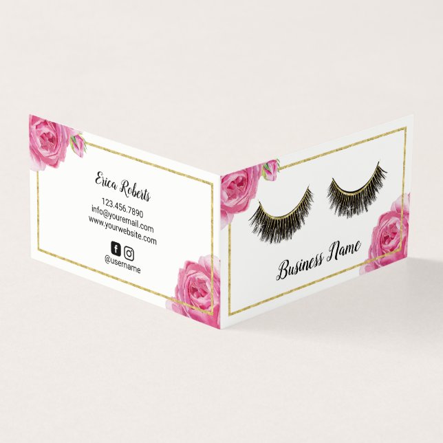 Lashes Makeup Artist Manicurist Floral Loyalty (Vorderseite)