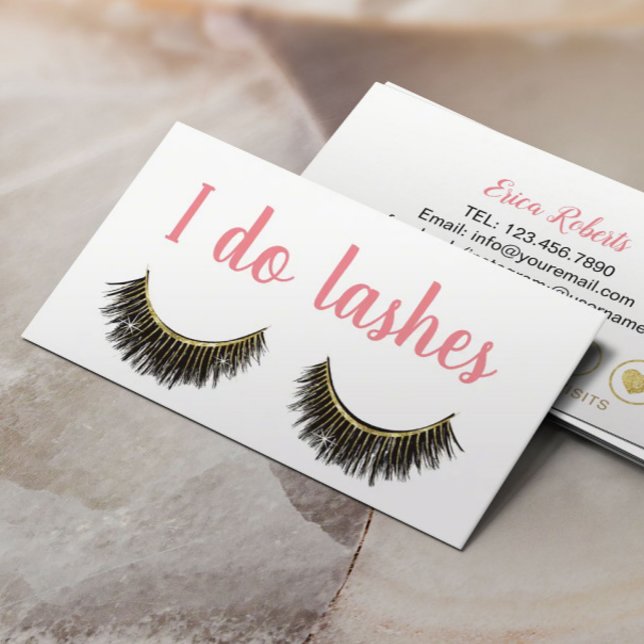 Lashes Makeup Artist Modern Eyelash Loyalty Treuekarte (Von Creator hochgeladen)