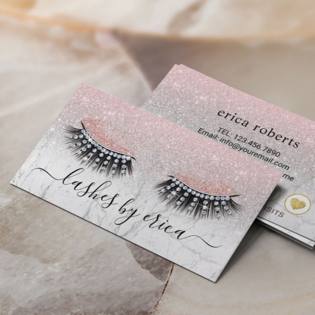 Lashes Makeup Artist Pink Marbella Loyalität Treuekarte (Von Creator hochgeladen)